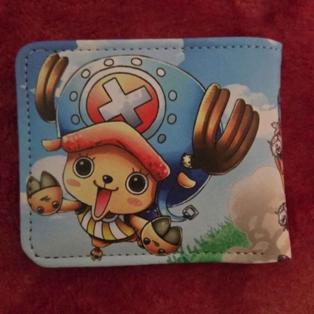 New one piece anime manga leather wallet